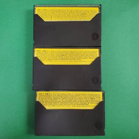 Elvis Presley – His Greatest Hits Collector’s Edition 3 Cassette Box Set 1986 Re - Picture 2 of 6